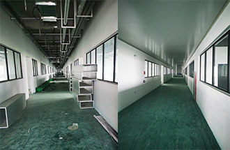 5月14日，志遠凈化工程項目傳回的新鄉(xiāng)市弘力電源電子無塵車間建設(shè)進度