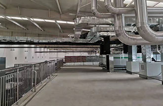 3月3日，湖北省某食品加工廠潔凈廠房凈化工程收尾中