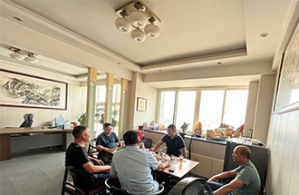 9月9日，中鐵十七局領導蒞臨我司實地考察交流